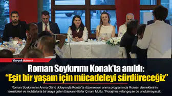 Roman Soykırımı Konak’ta anıldı: “Eşit bir yaşam için mücadeleyi sürdüreceğiz”
