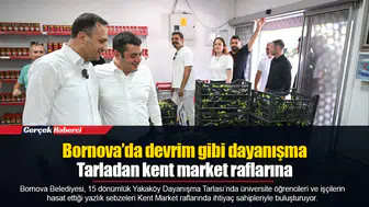 Bornova’da devrim gibi dayanışma: Tarladan kent market raflarına