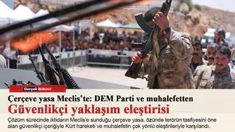Çerçeve yasa Meclis’te: DEM Parti ve muhalefetten güvenlikçi yaklaşım eleştirisi