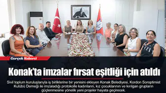 Konak’ta imzalar fırsat eşitliği için atıldı