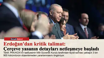 Erdoğan'dan kritik talimat: Çerçeve yasanın detayları netleşmeye başladı