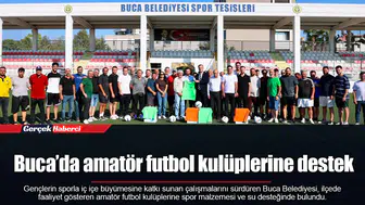 Buca’da amatör futbol kulüplerine destek