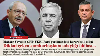 Mansur Yavaş'ın CHP-YENİ Parti gerilimindeki kararı belli oldu! Dikkat çeken cumhurbaşkanı adaylığı iddiası...