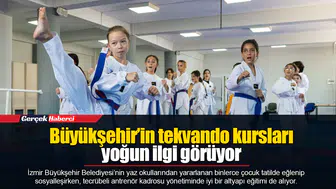 Büyükşehir’in tekvando kursları yoğun ilgi görüyor