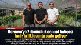 İzmir’in ilk lavanta parkı geliyor