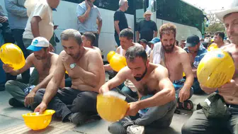 Madencilerden Enerji ve Tabii Kaynaklar Bakanlığı önünde eylem