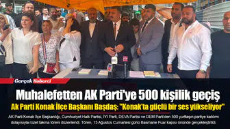 Muhalefetten AK Parti'ye 500 kişilik geçiş