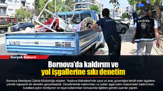 Bornova’da kaldırım ve yol işgallerine sıkı denetim