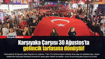 Karşıyaka Çarşısı 30 Ağustos’ta gelincik tarlasına dönüştü!