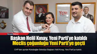Başkan Helil Kınay, Yeni Parti’ye katıldı