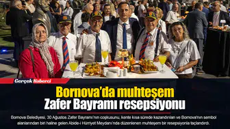Bornova’da muhteşem Zafer Bayramı resepsiyonu