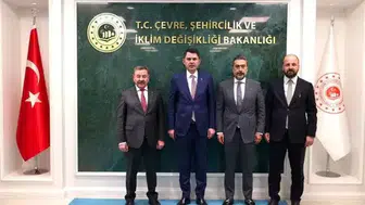Gölbaşı Belediye Başkanı Odabaşı, Bakan Kurum'u ziyaret etti