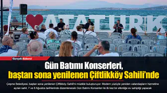 Gün Batımı Konserleri, baştan sona yenilenen Çiftlikköy Sahili’nde