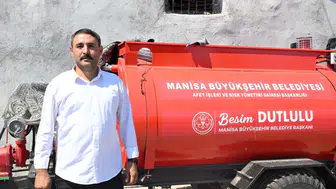 Büyükşehir’in Tankeri Yangının Köye Ulaşmasını Engelledi