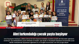 Afet farkındalığı çocuk yaşta başlıyor
