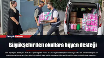Büyükşehir’den okullara hijyen desteği