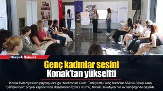 Genç kadınlar sesini Konak’tan yükseltti