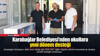 Karabağlar Belediyesi’nden okullara yeni dönem desteği