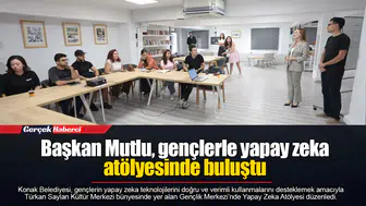Başkan Mutlu, gençlerle yapay zeka atölyesinde buluştu