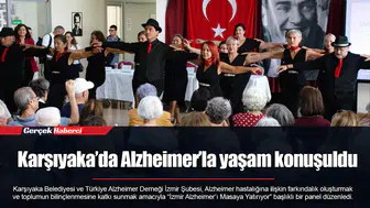 Karşıyaka’da Alzheimer’la yaşam konuşuldu