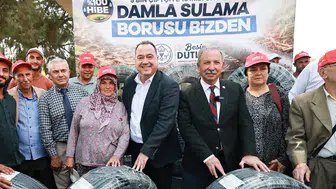 Büyükşehir’den Salihli’de 500 Üreticiye Damlama Sulama Desteği