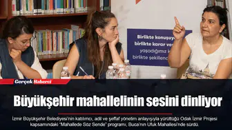 Büyükşehir mahallelinin sesini dinliyor