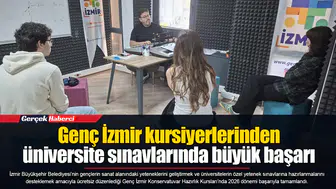 Genç İzmir kursiyerlerinden üniversite sınavlarında büyük başarı