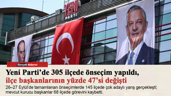 Yeni Parti’de 305 ilçede önseçim yapıldı, ilçe başkanlarının yüzde 47’si değişti