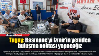 Tugay: Basmane’yi İzmir’in yeniden buluşma noktası yapacağız