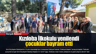 Kızıloba İlkokulu yenilendi çocuklar bayram etti