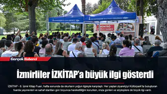 İzmirliler İZKİTAP’a büyük ilgi gösterdi