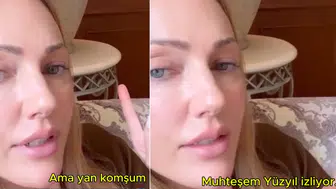 Meryem Uzerli, otel odasında Muhteşem Yüzyıl seslerini duyunca komşusunu şaşırttı