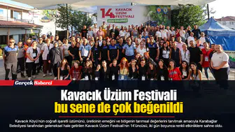 Kavacık Üzüm Festivali bu sene de çok beğenildi