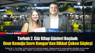 Torbalı 2. Güz Kitap Günleri Başladı: Onur Konuğu Emre Kongar’dan Dikkat Çeken Söyleşi