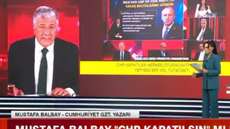 Mustafa Balbay: CHP'nin kapatılmasını istemem, linç girişimi planlı