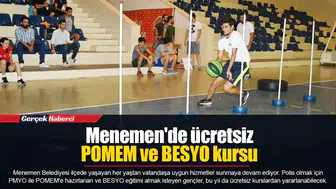 Menemen'de ücretsiz POMEM ve BESYO kursu