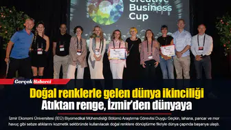 Doğal renklerle gelen dünya ikinciliği... Atıktan renge, İzmir’den dünyaya