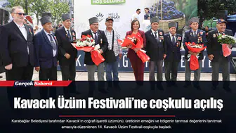 Kavacık Üzüm Festivali’ne coşkulu açılış