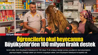 Öğrencilerin okul heyecanına Büyükşehir’den 100 milyon liralık destek