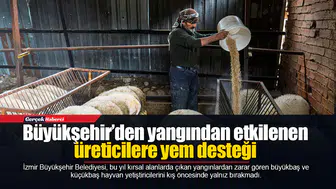 Meraları yanan çiftçiye kış öncesi destek