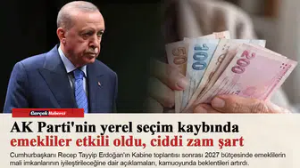 AK Parti'nin yerel seçim kaybında emekliler etkili oldu, ciddi zam şart