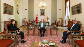 DEM Parti heyeti Yılmaz ve Kurtulmuş ile görüştü