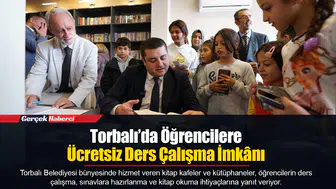 Torbalı’da Öğrencilere Ücretsiz Ders Çalışma İmkânı