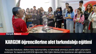 KARGEM öğrencilerine afet farkındalığı eğitimi