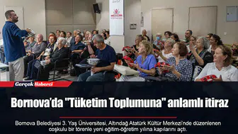 Bornova’da "Tüketim Toplumuna" anlamlı itiraz