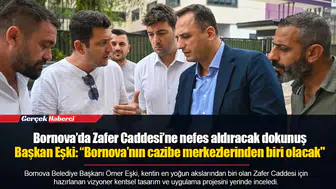 Bornova’da Zafer Caddesi’ne nefes aldıracak dokunuş