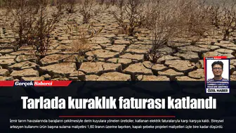 Tarlada kuraklık faturası katlandı