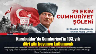 Karabağlar ’da Cumhuriyet’in 103. yılı dört gün boyunca kutlanacak