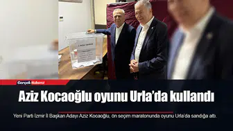 Aziz Kocaoğlu Oyunu Urla’da Kullandı