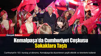 Kemalpaşa’da Cumhuriyet Coşkusu Sokaklara Taştı